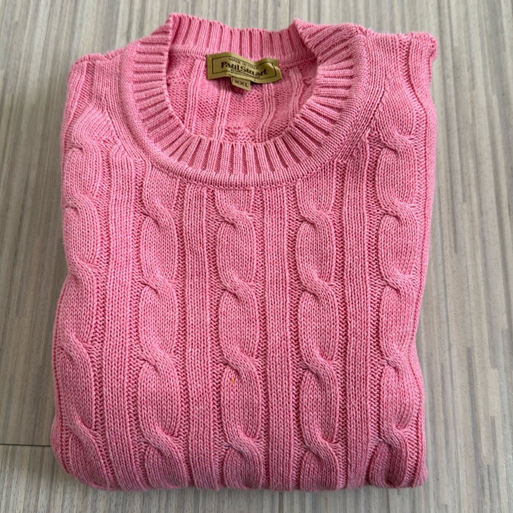 Paul Stuart Men’s XXL Cable Sweater NWOT